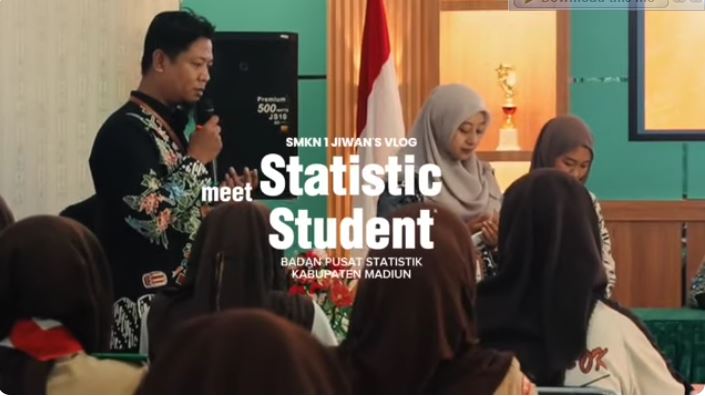 Mengupas Peran Data dalam Pengambilan Keputusan: BPS Madiun Kunjungi SMKN 1 Jiwan