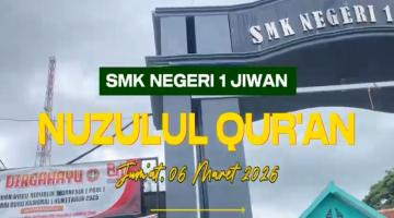 SMK Negeri 1 Jiwan Gelar Tadarus Al-Quran dalam Rangka Nuzulul Quran 1447 H